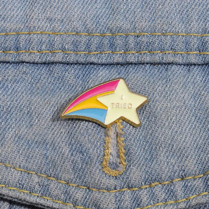 Enamel Bag Charms / Pins