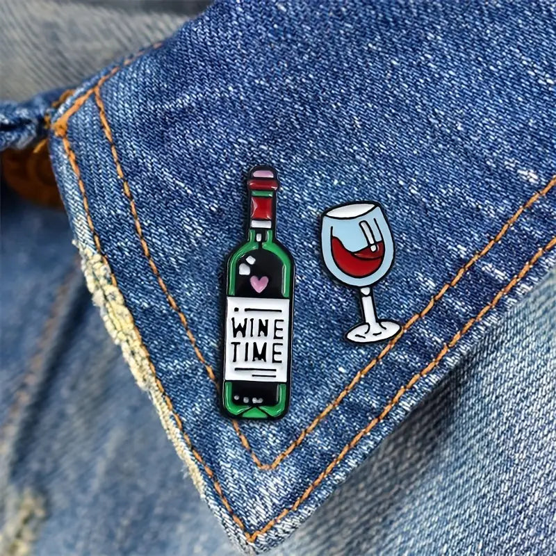 Enamel Bag Charms / Pins