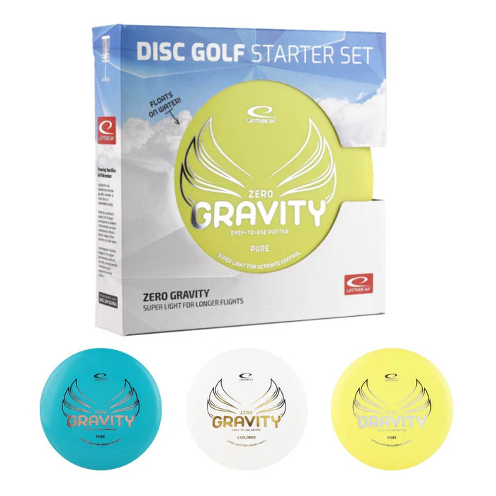 Latitude 64 Disc Golf Starter Set Zero Gravity